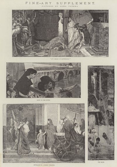 Kunstbeilage von Lawrence Alma Tadema